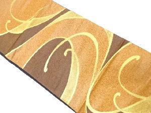 抽象模様織り出し　袋帯